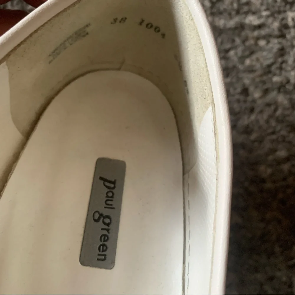 Paul Green white leather